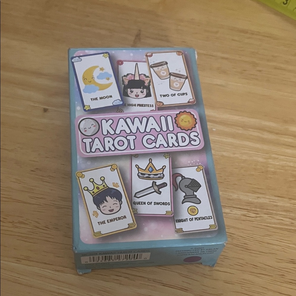 😄78 card deck kawaii tarot cards